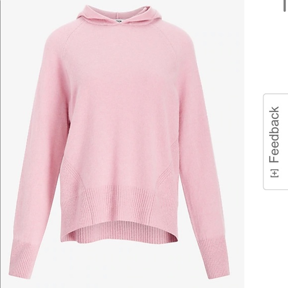 Express Solid Cashmere Hoodie New NWT - Picture 3 of 5